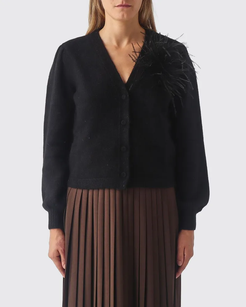 Twin-Set Strickjacke damen Schwarz