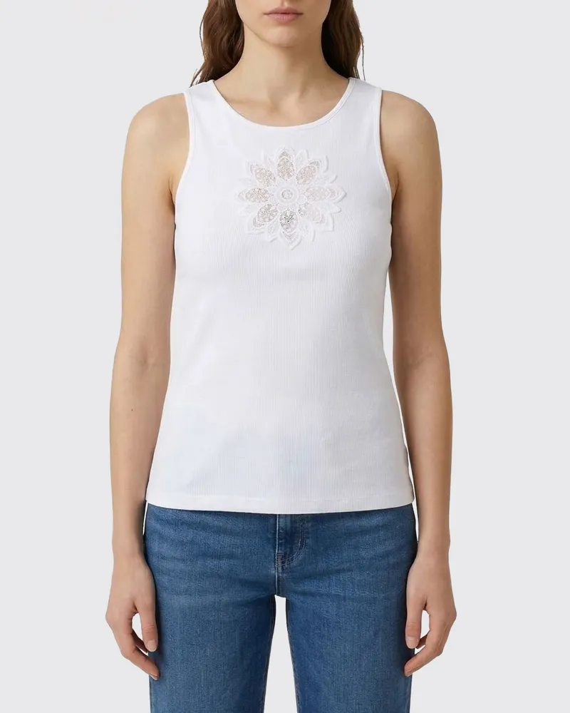 Twin-Set Top damen Weiß