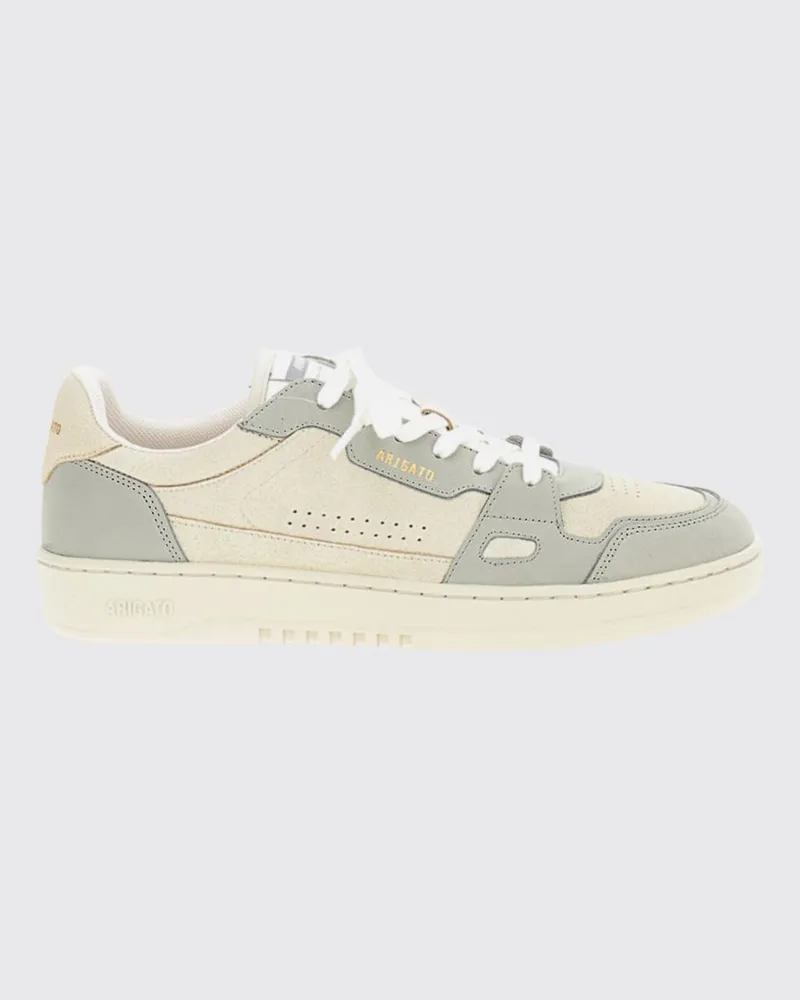 Axel Arigato Low-Top-Sneaker aus Leder und Mesh mit perforierter Zehenkappe Beige