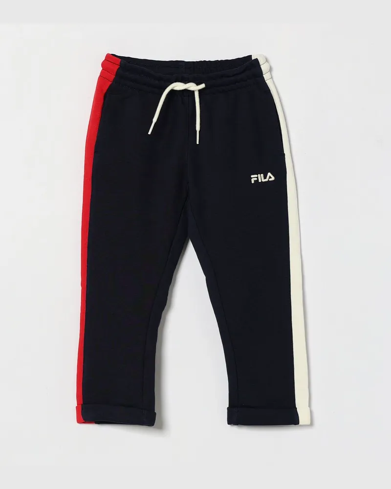 Fila Slim-Fit-Jogginghose für Jungen aus Jersey mit Kordelzug am Bund Blau