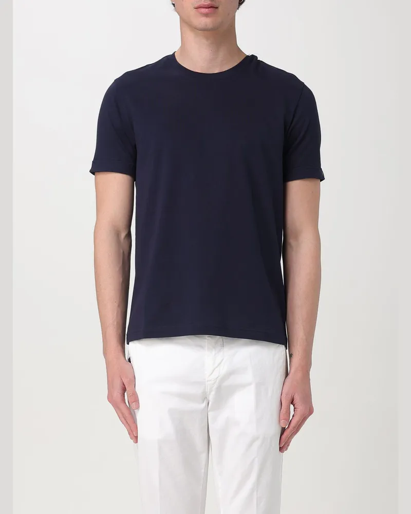 Fay T-shirt herren Blau
