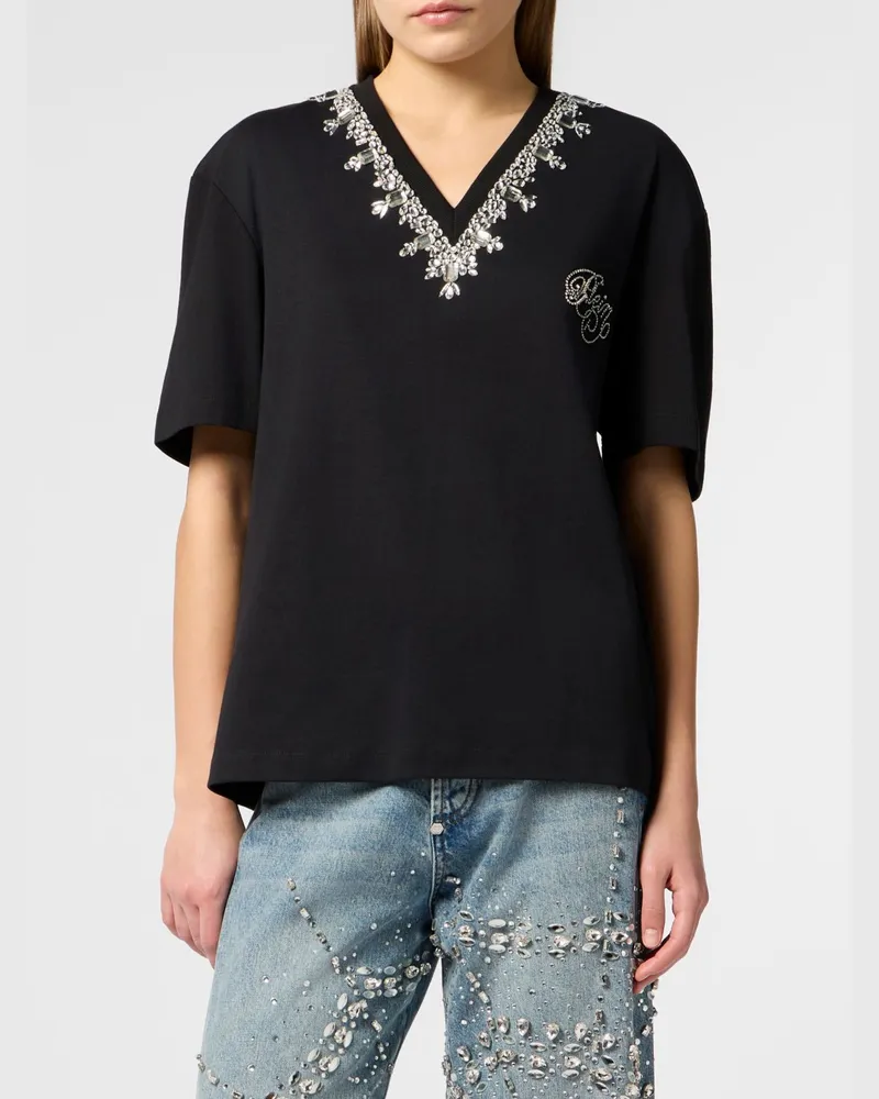 Philipp Plein T-shirt damen Schwarz