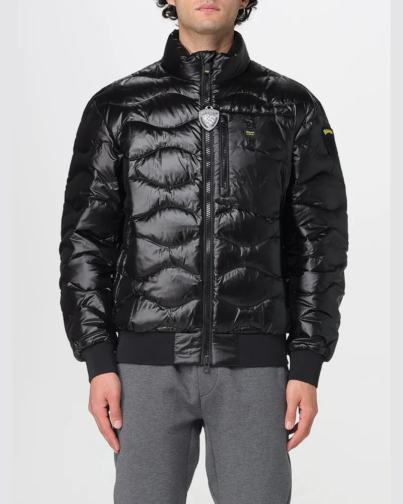 Blauer Jacke herren Schwarz