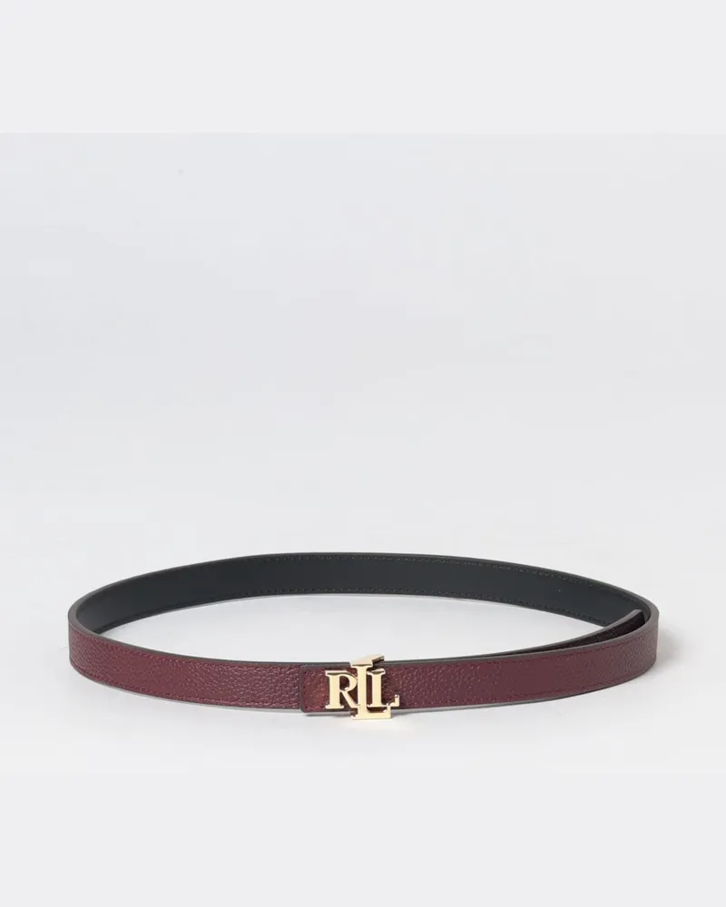 Ralph Lauren Gürtel damen Burgunderrot