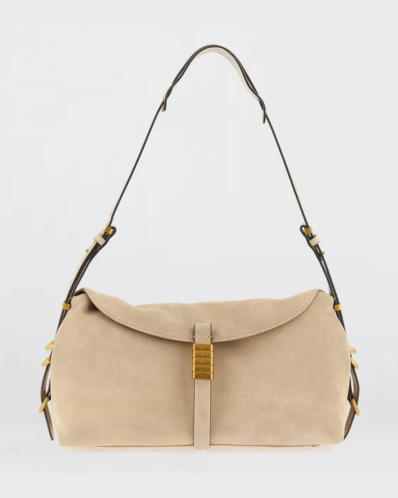 Pinko Schultertasche damen Beige