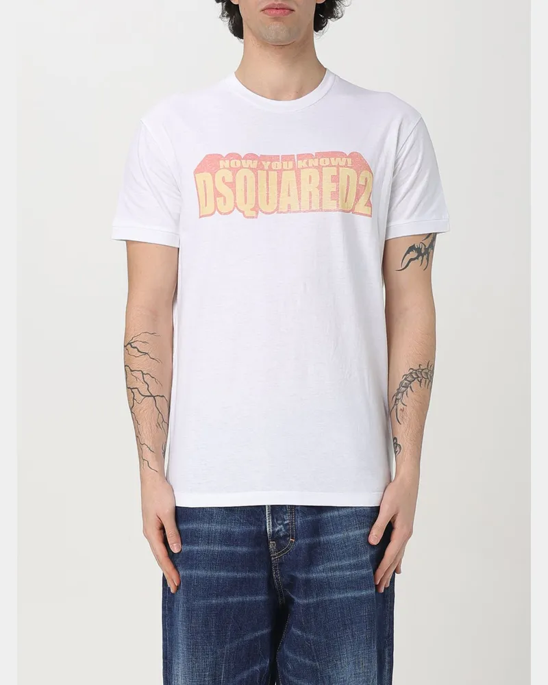 Dsquared2 T-shirt herren Weiß