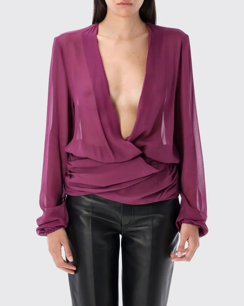 ATTICO T-shirt damen Violett