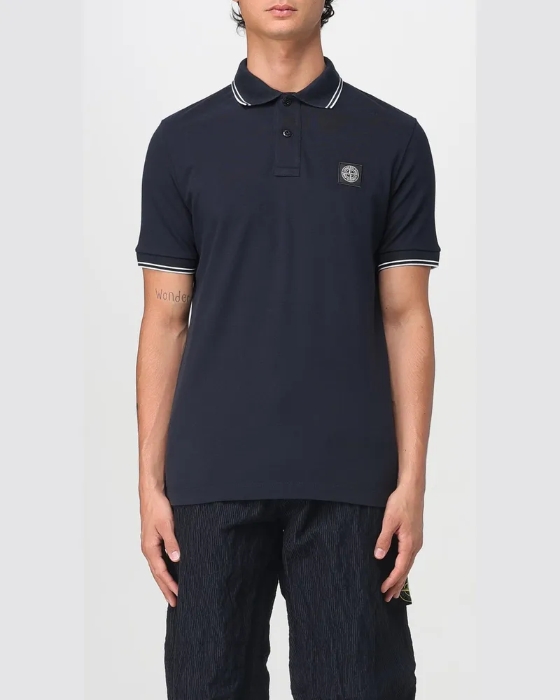 Stone Island Polo herren Blau