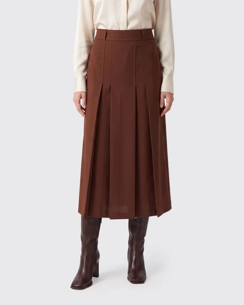 Semicouture Rock damen Braun