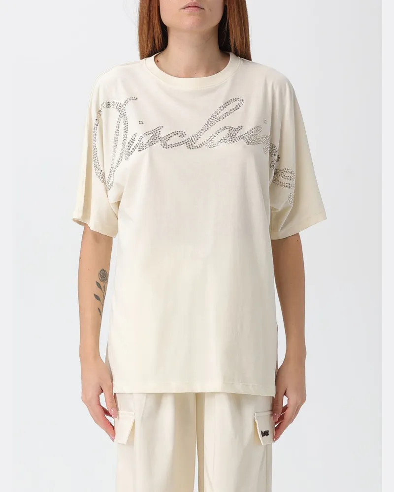 DISCLAIMER T-shirt damen Milch