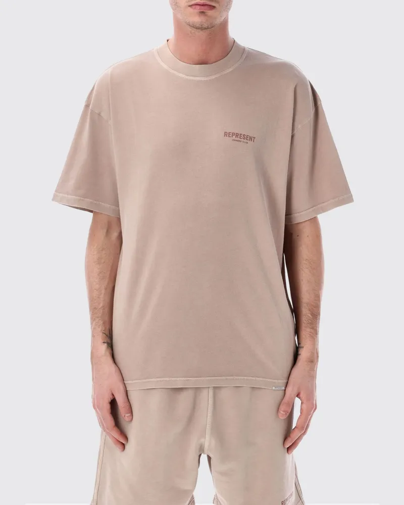 REPRESENT T-shirt herren Puder
