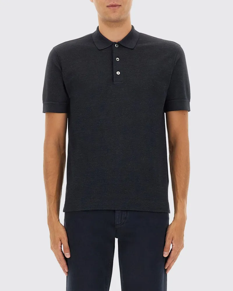 Ermenegildo Zegna Polo herren Schwarz