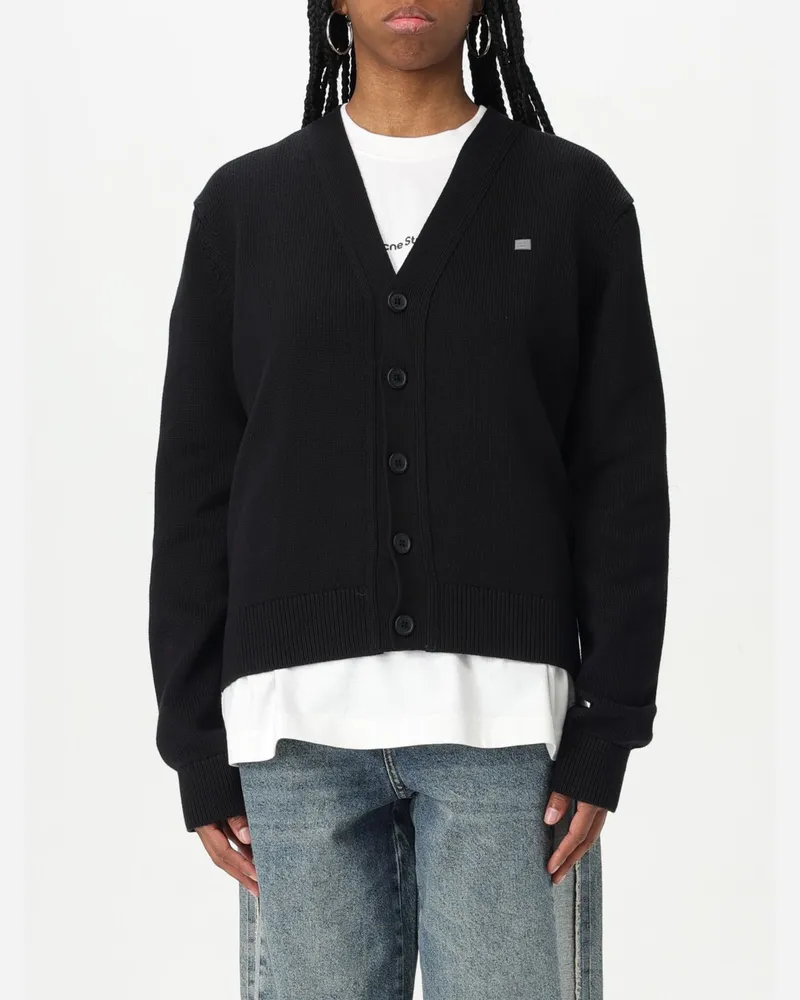 Acne Studios Strickjacke damen Schwarz
