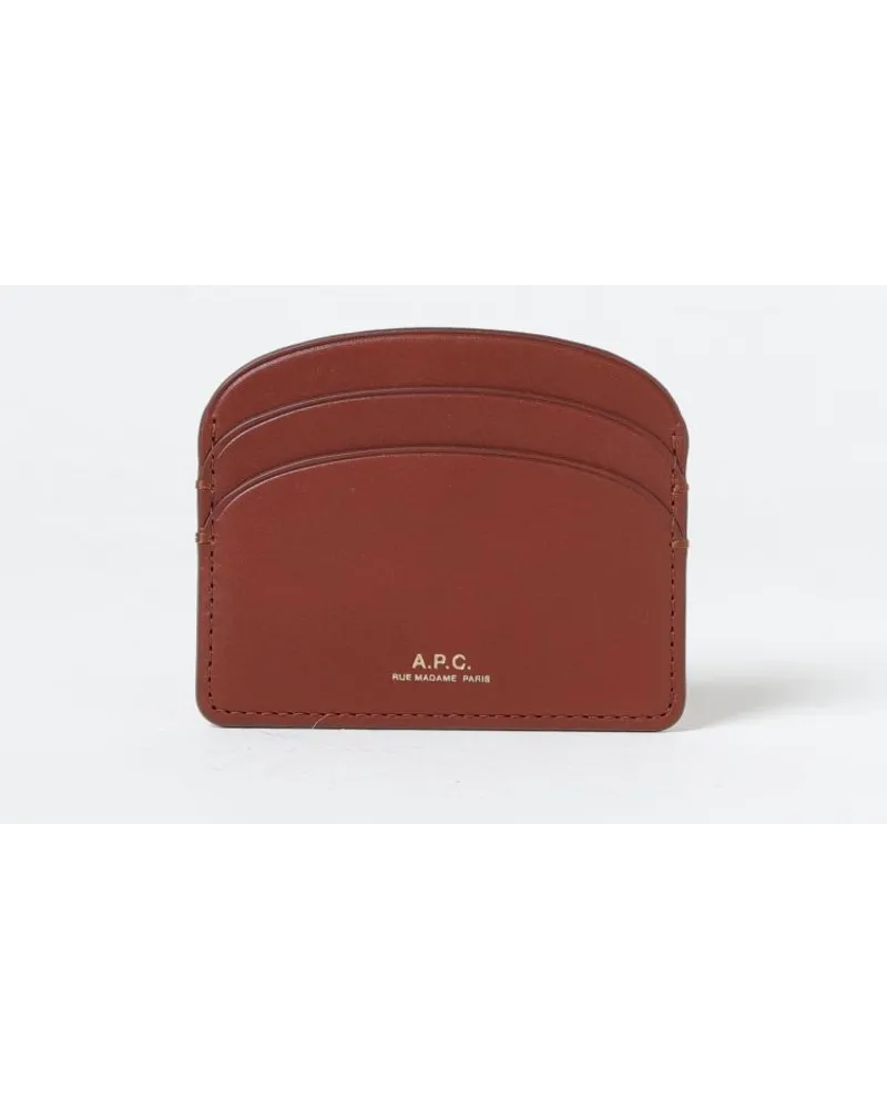 A.P.C. Geldbeutel damen Haselnuss