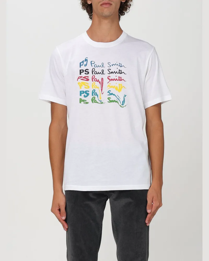 Paul Smith T-shirt herren Weiß