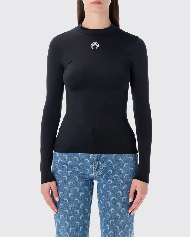 Marine Serre T-shirt damen Schwarz