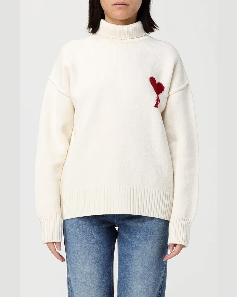 AMI Paris Sweatshirt damen Weiß