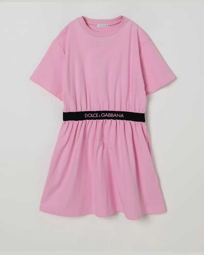 Dolce & Gabbana Kleid kinder Dolce & Gabbana Pink