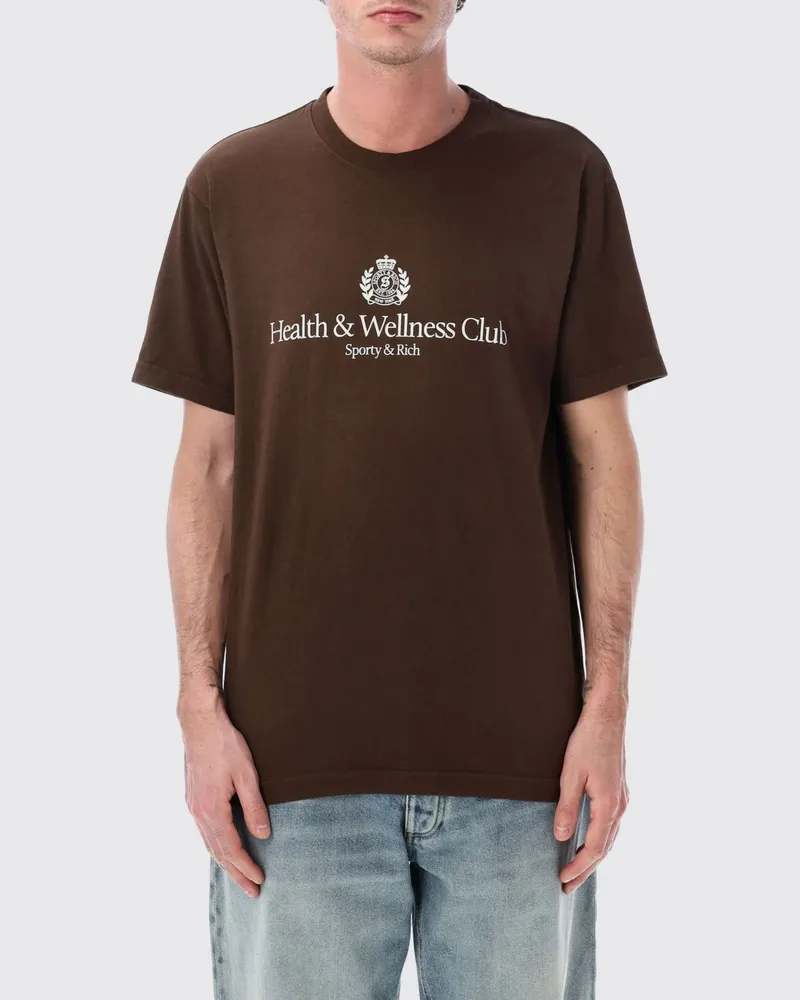SPORTY & RICH T-shirt damen Sporty & Rich Braun
