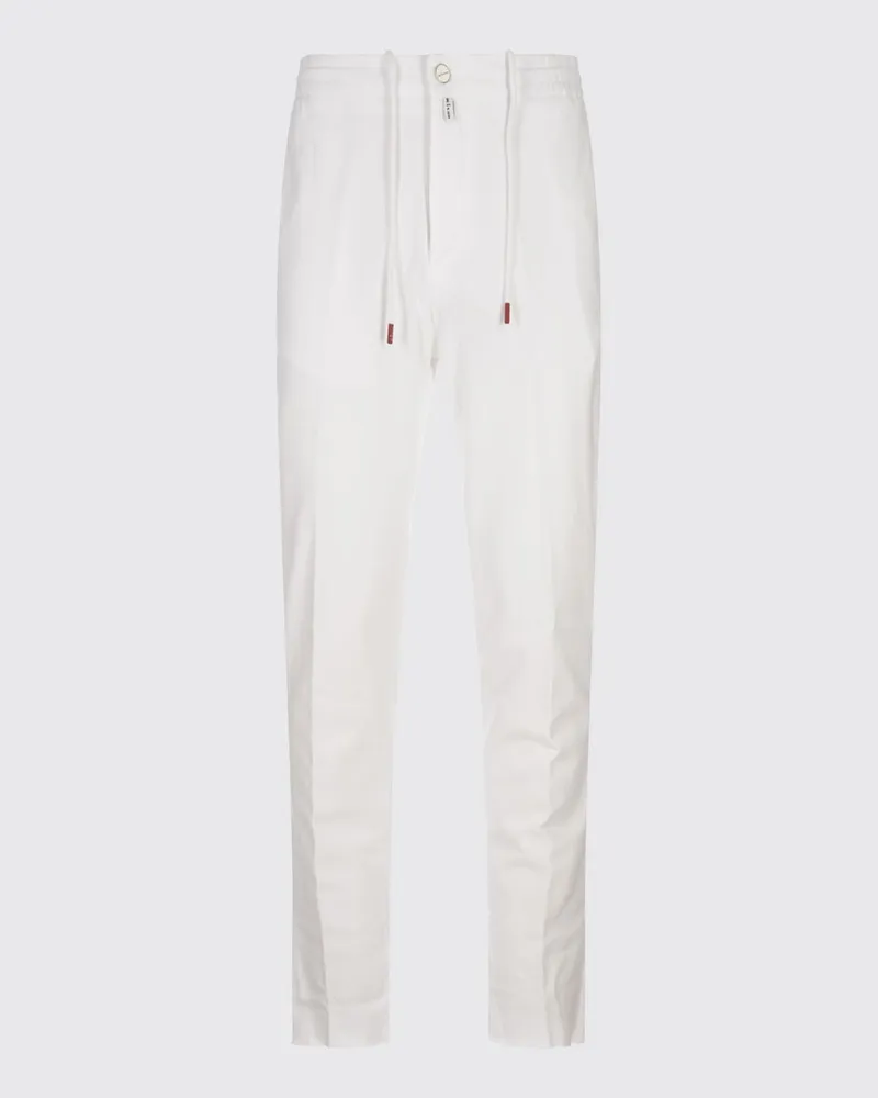 Kiton Hose herren Weiß