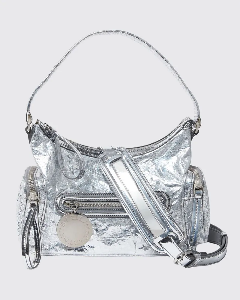 Stella McCartney Schultertasche damen Silber