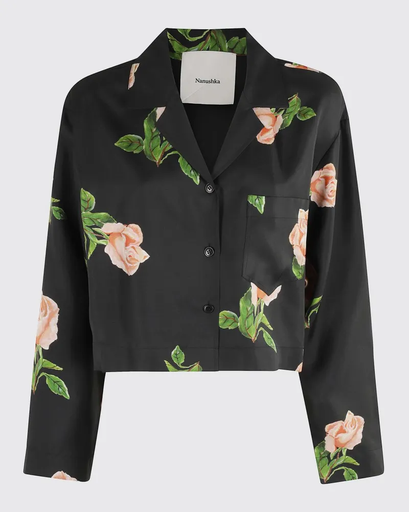 Nanushka Hose damen Schwarz