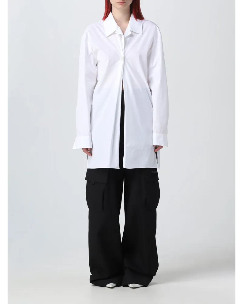 OFF-WHITE Hemdbluse damen Weiß