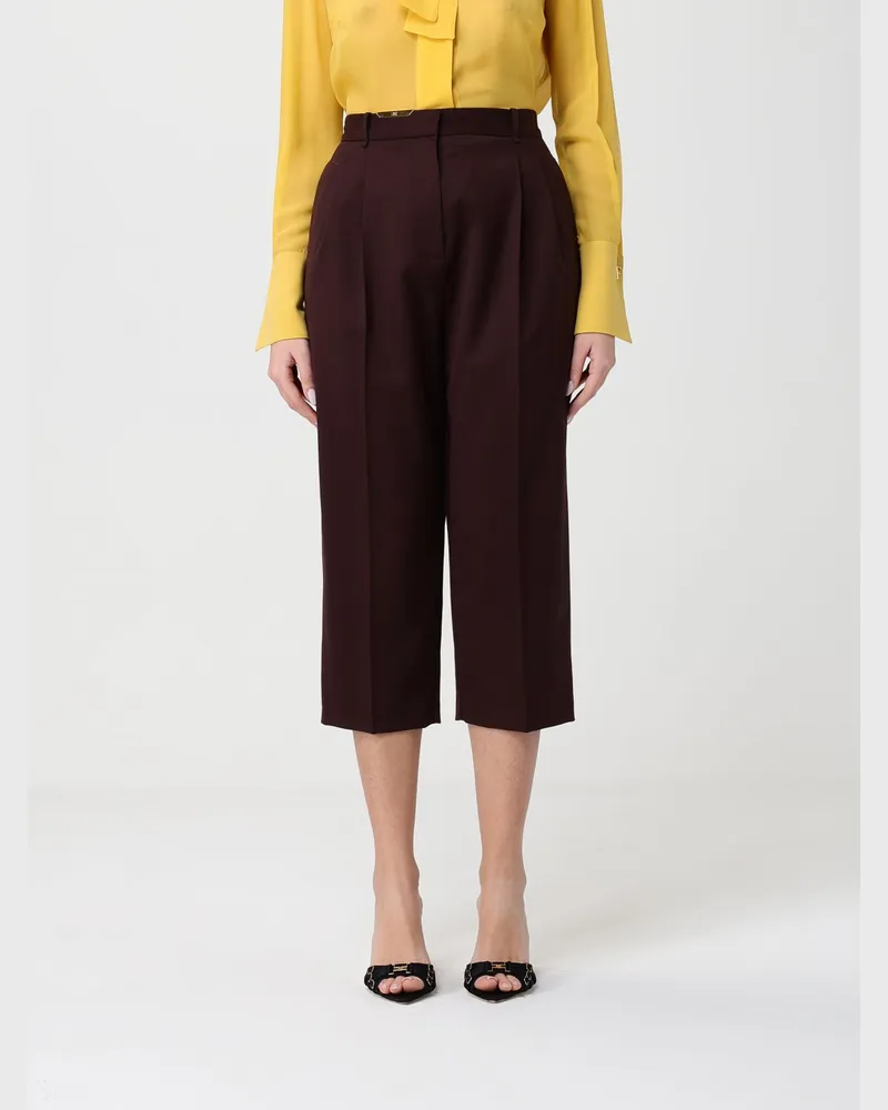 Elisabetta Franchi Hose damen Braun