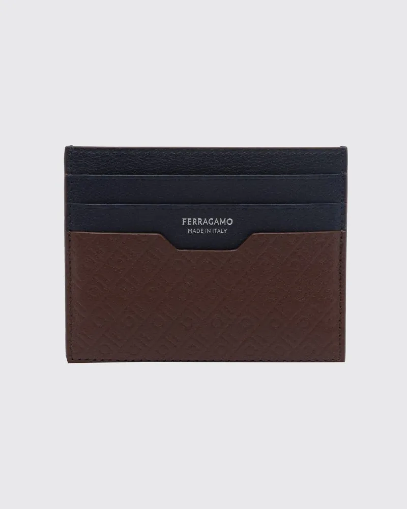 Ferragamo Einstecktuch herren Braun