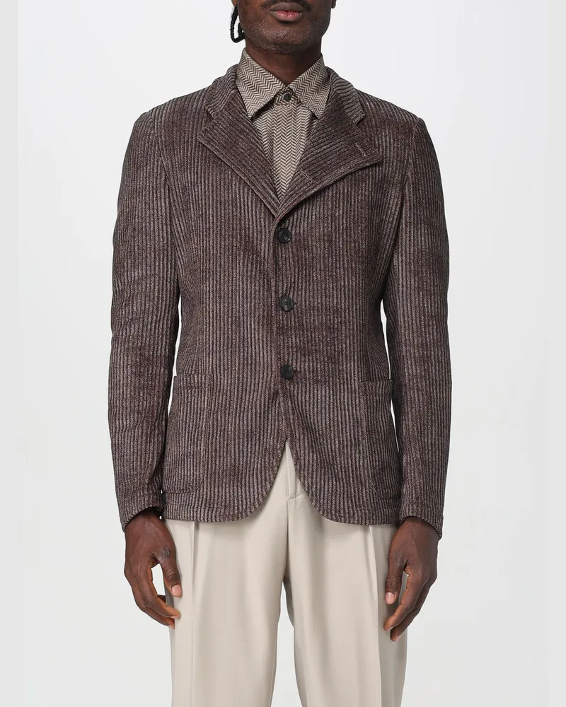 Emporio Armani Jacke herren Braun