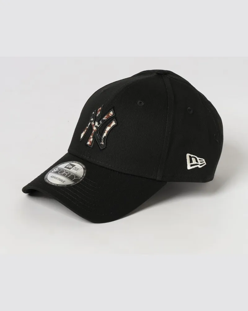 New Era 9Forty NY Yankees Baseballkappe mit Animal-Print Schwarz