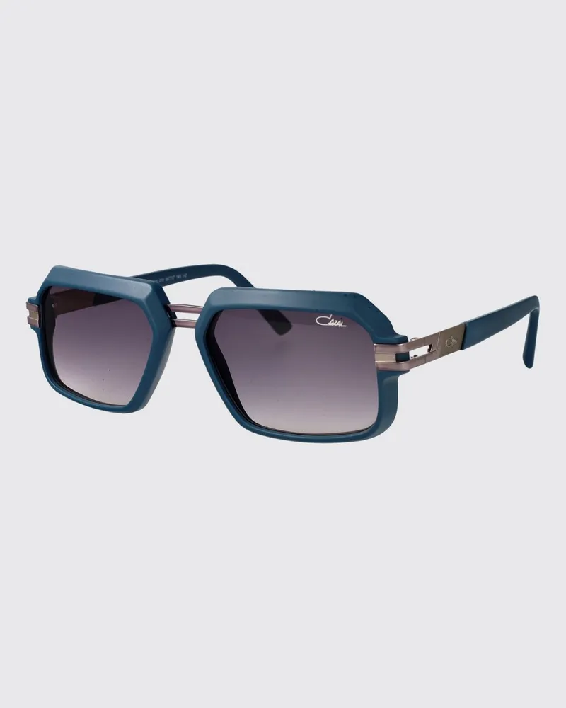 CAZAL Piloten-Sonnenbrille aus Acetat und Metall mit Logo Blau