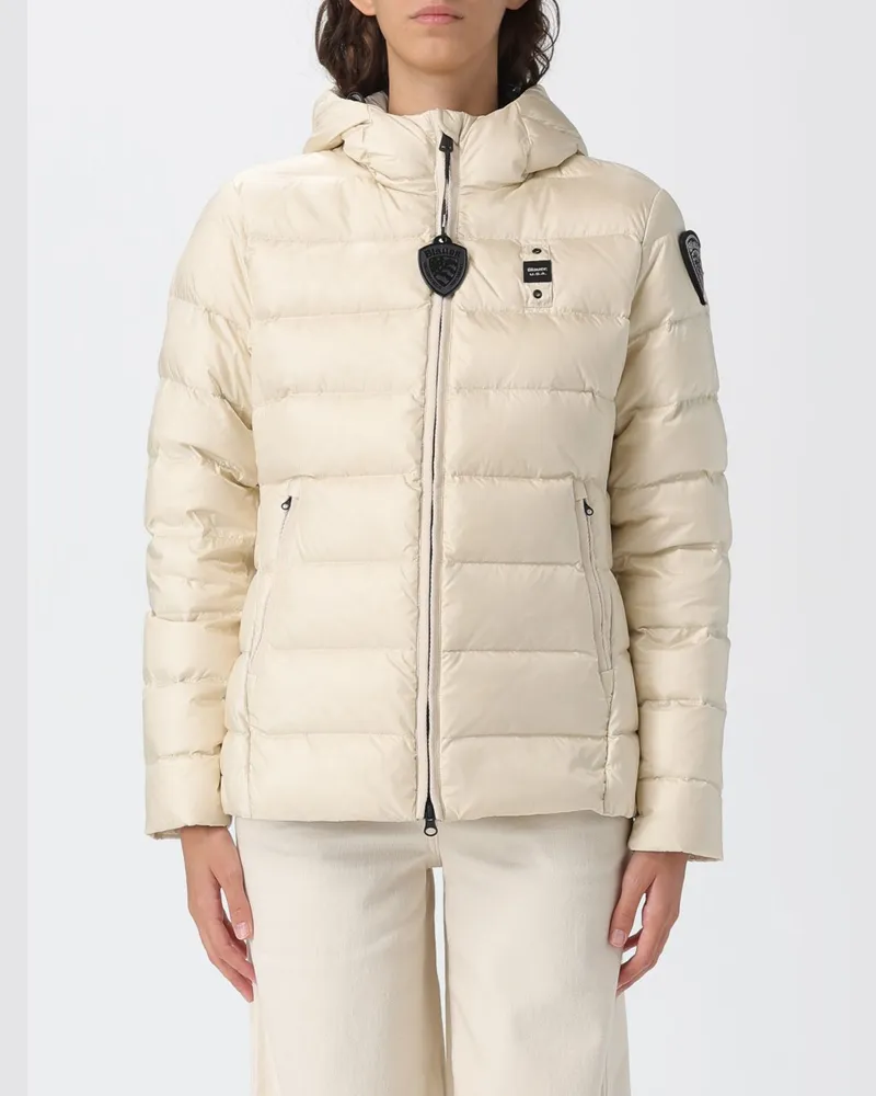 Blauer Jacke damen Grau