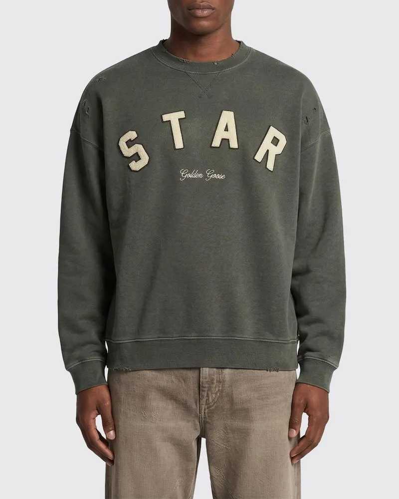 Golden Goose Sweatshirt herren Charcoal