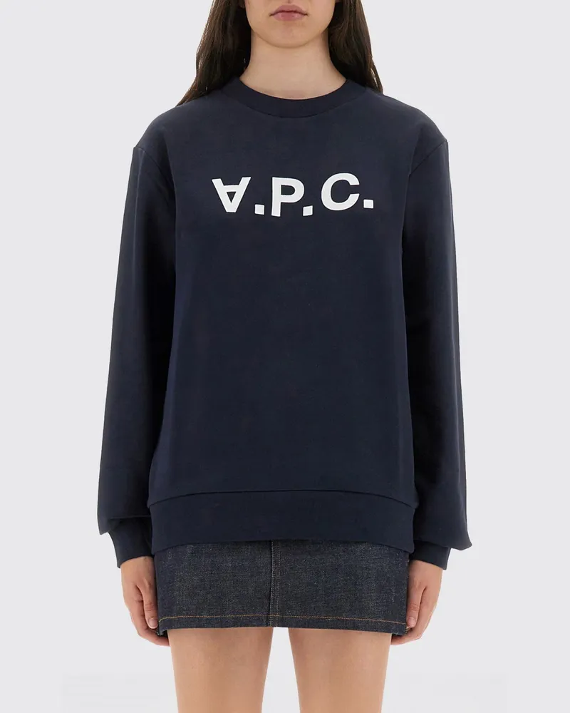 A.P.C. Sweatshirt damen Navy