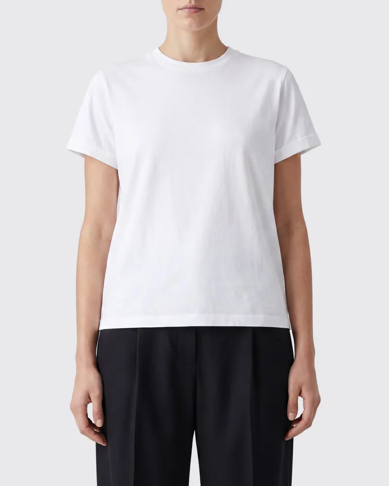 Studio Nicholson Basic T-Shirts aus Baumwolle Weiß