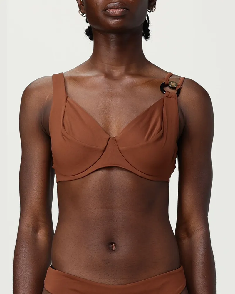 Max Mara Bademode damen Burgunderrot