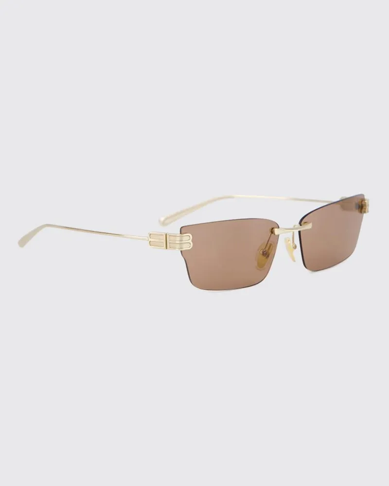 Balenciaga Gossip Sonnenbrille aus Metall Bronze