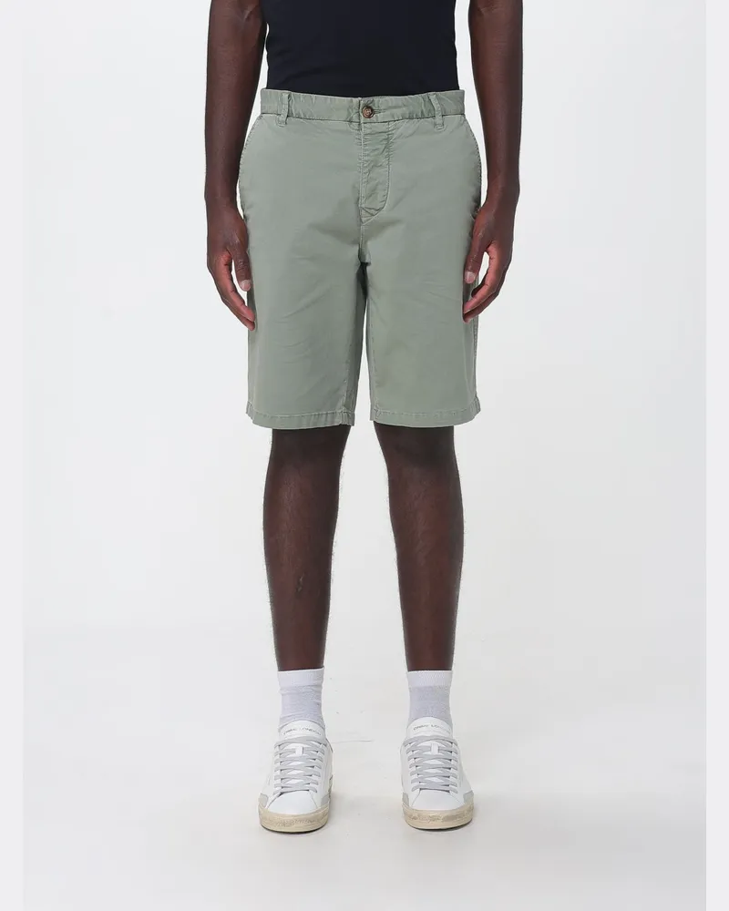 Blauer Chino-Shorts aus Stretch-Baumwolle Olive