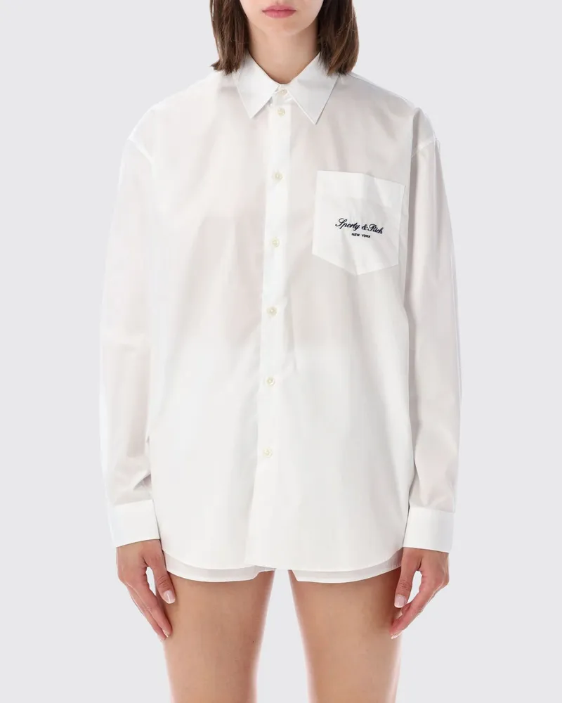 SPORTY & RICH SPORTY  RICH T-shirt damen Sporty & Rich Weiß
