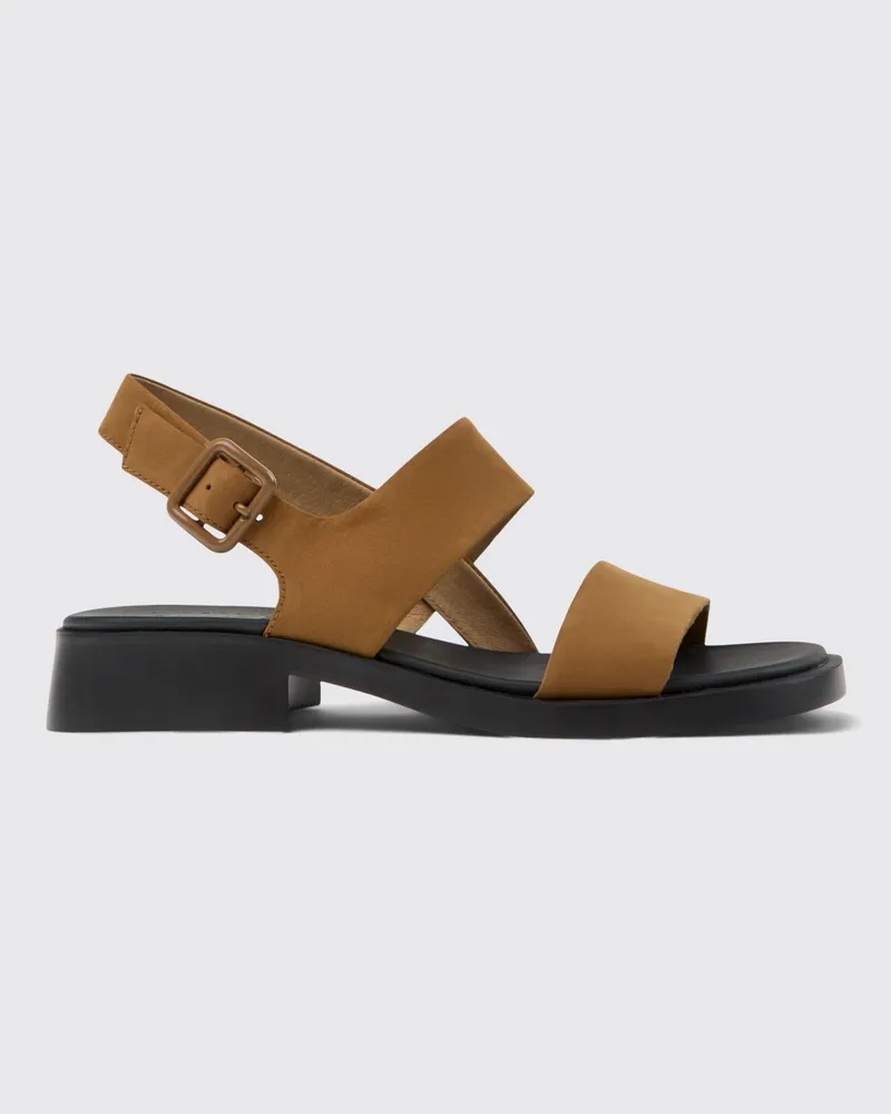 Camper Flache sandalen damen Braun