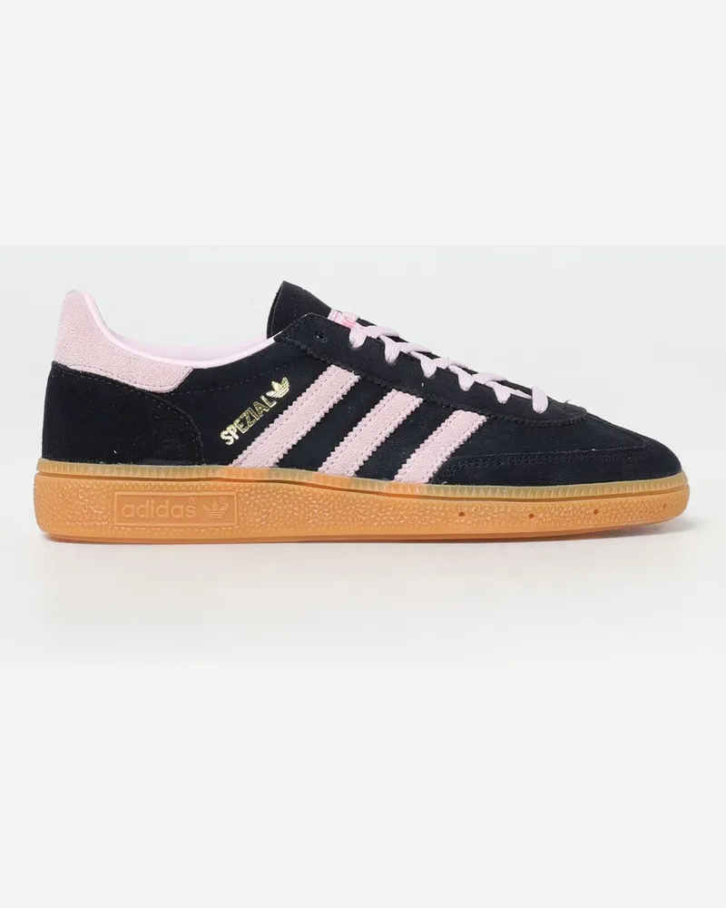 adidas Handball Spezial Wildleder-Sneakers Schwarz