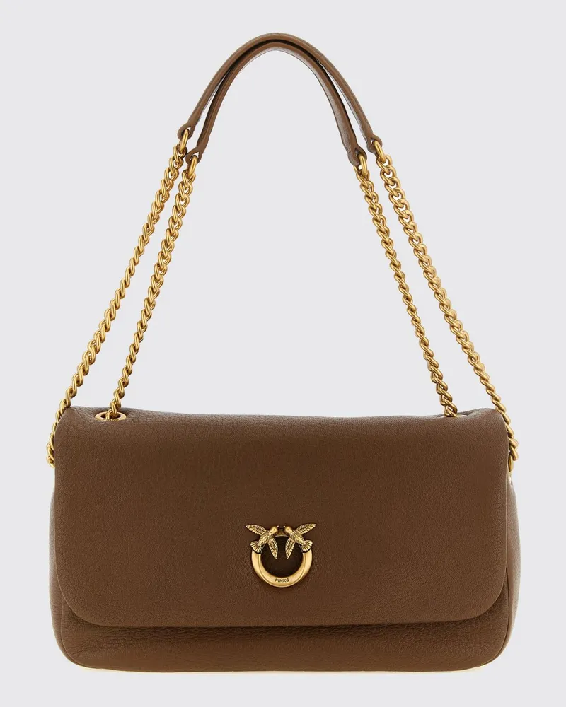 Pinko Schultertasche damen Leder