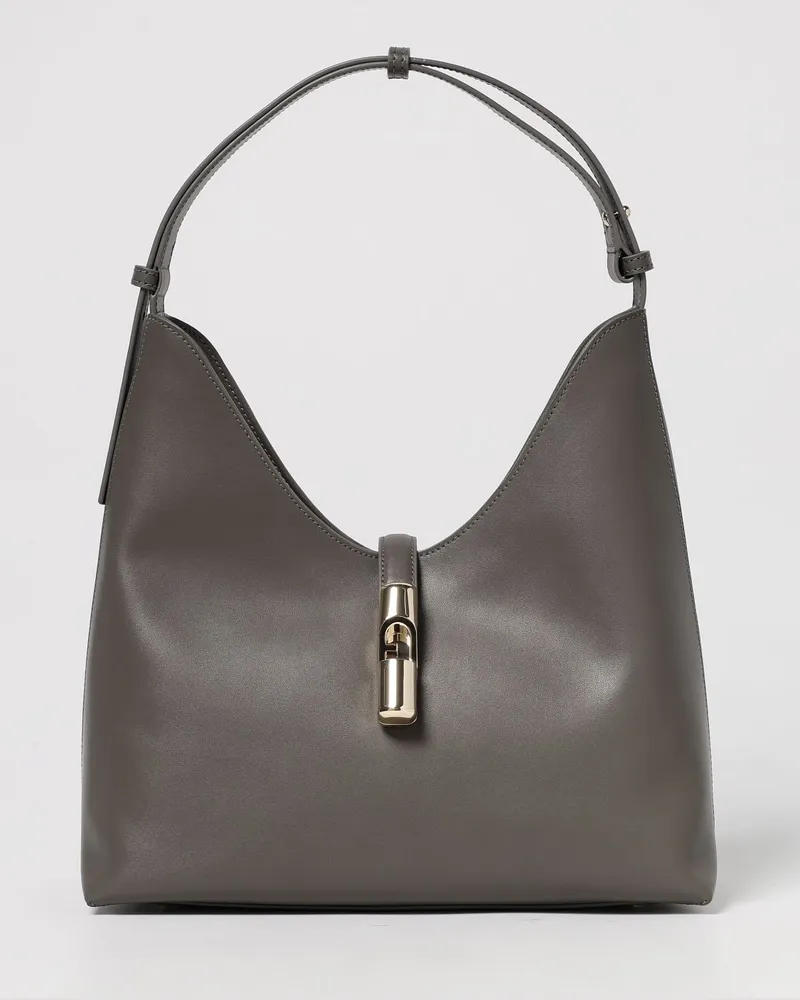 Furla Schultertasche damen Grau