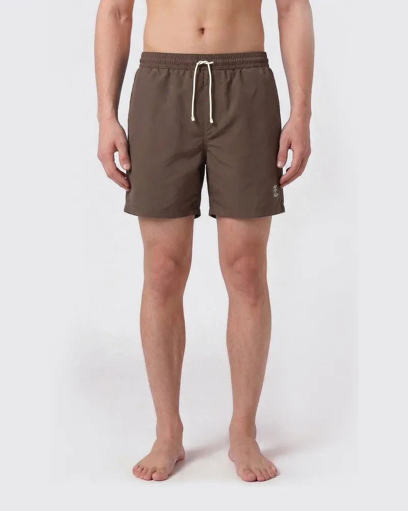 Brunello Cucinelli Bademode herren Haselnuss