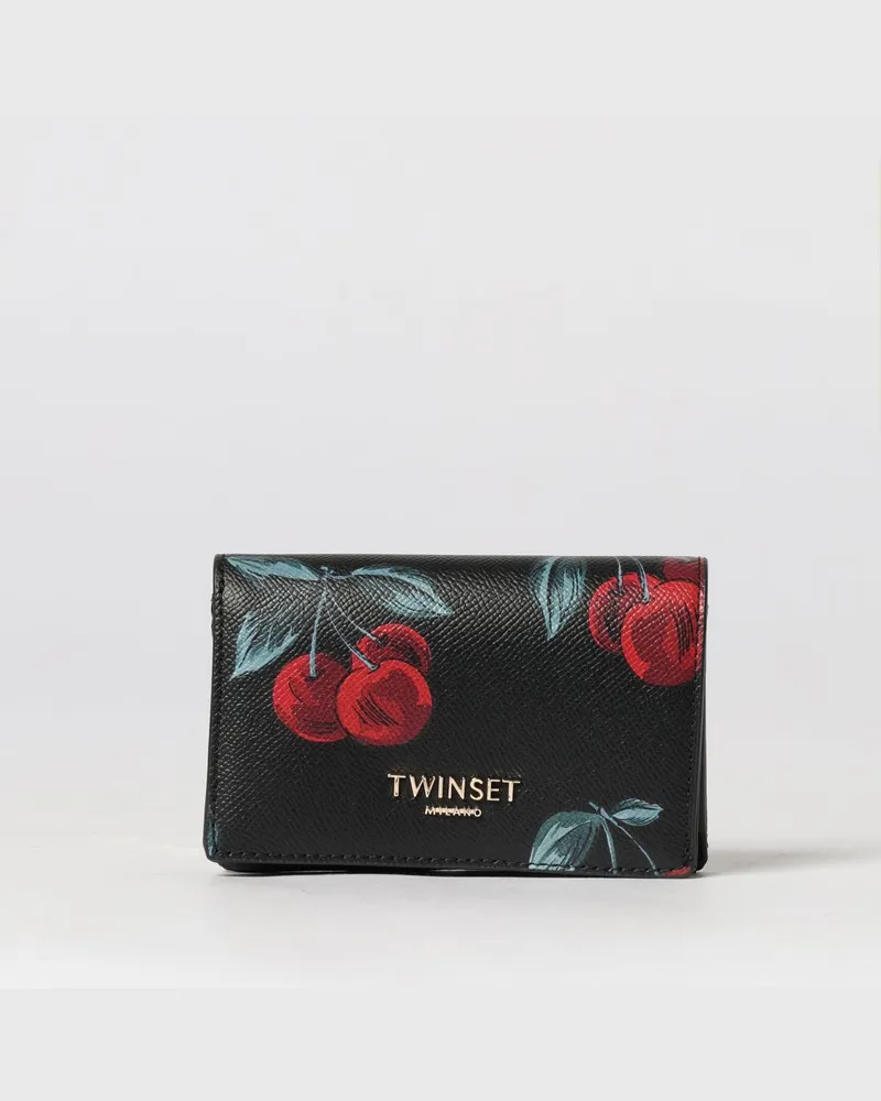 Twin-Set Geldbörse damen Schwarz