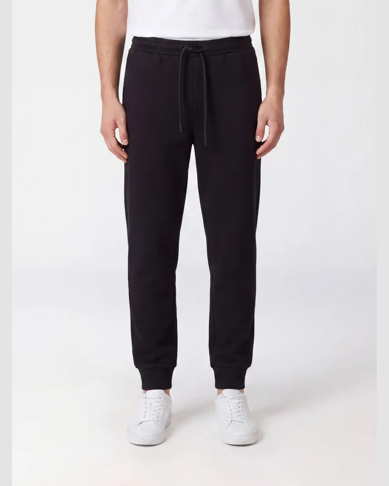 HUGO BOSS Jogginghose aus Stretch-Baumwolle mit Kordelzug Schwarz
