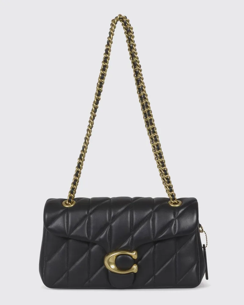 Coach Schultertasche damen Schwarz