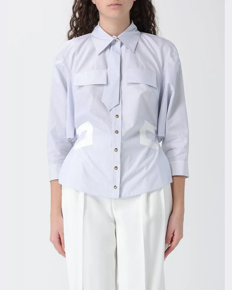 Elisabetta Franchi Hemdbluse damen Blau