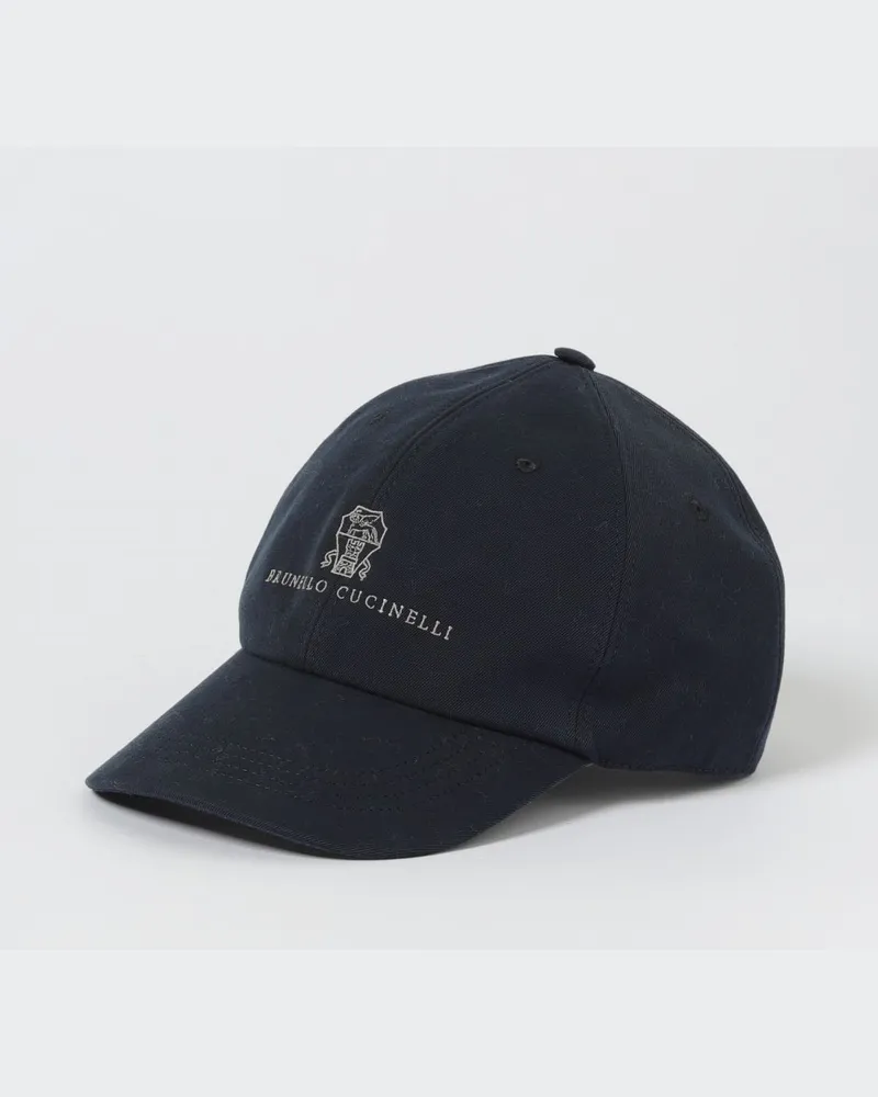 Brunello Cucinelli Hut herren Blau